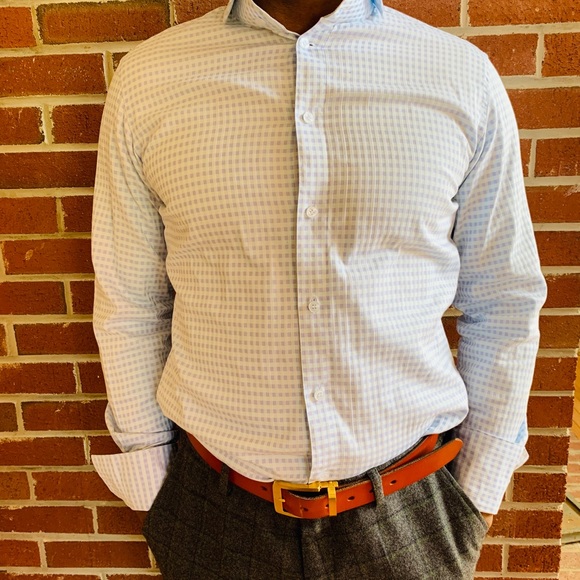 Long Sleeve Tailored Men’s Dress Shirt - Picture 2 of 8